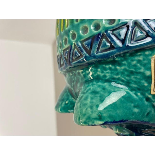 Colorful Fat Lava Pottery Piggy Bank from Bay Ceramics, Germany, 1970s For Sale - Image 18 of 18