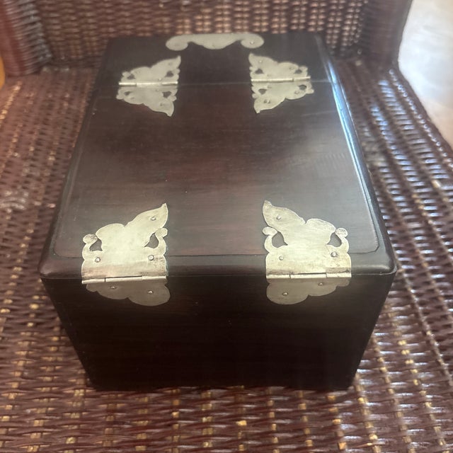 Chinese Antique Chinese Jewelry or Seal Box For Sale - Image 3 of 4