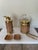 Cane and Acrylic Glass Table Set, 1960s, Set of 5 For Sale - Image 14 of 14