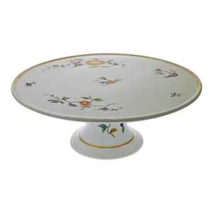 Late 20th Century Richard Ginori Chinoiserie Oriente Cake Stand Footed Plate