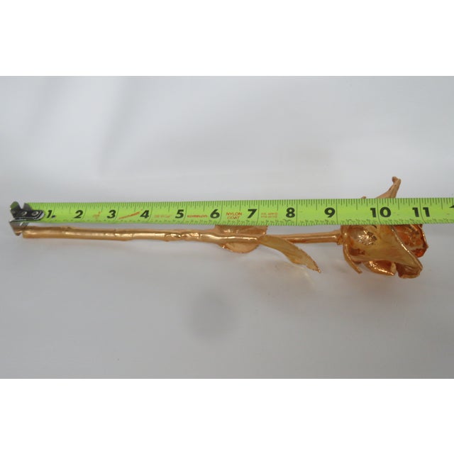 24k Gold Dipped Forever Rose 4523b For Sale - Image 10 of 11