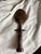 Striking vintage hand-carved African wood figure inspired by the traditional Akan Akua’ba fertility figures of Ghana. The...