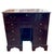 A George III period mahogany kneehole captains desk. Rare example of 18th century campaign furniture. Rich, dense Cuban...
