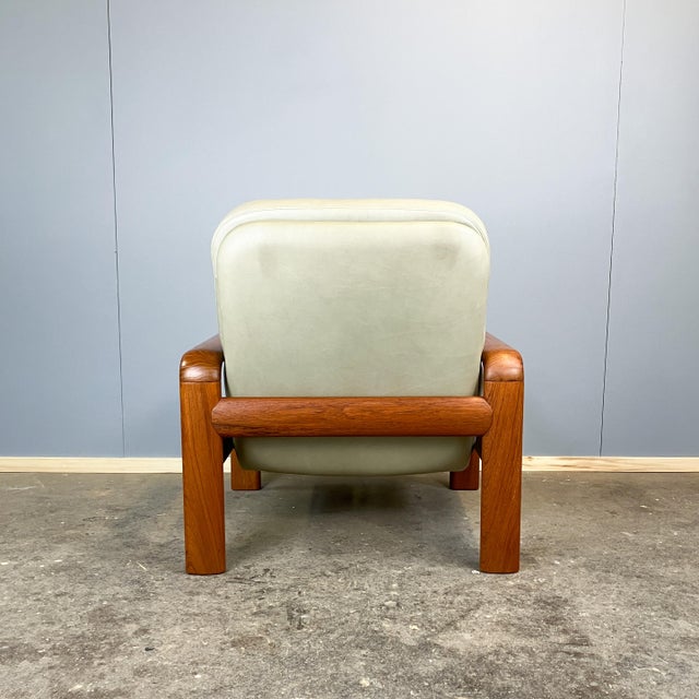 Sofas and Lounge Chairs in Teak and Leather from Dyrlund, 1960s, Set of 3 For Sale - Image 6 of 15