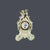 A charming late 19th-century German porcelain mantel clock, attributed to the renowned porcelain workshops of Volkstedt,...