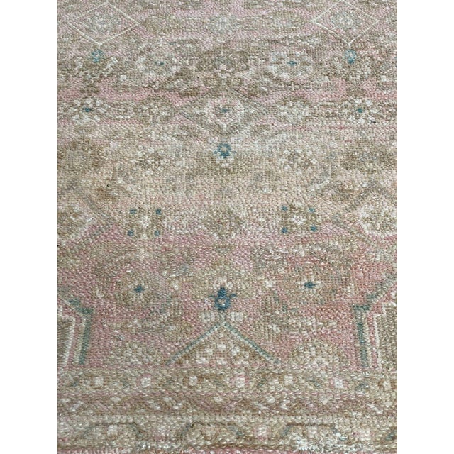 Gold Vintage Persian Hamadan Area Rug For Sale - Image 8 of 8