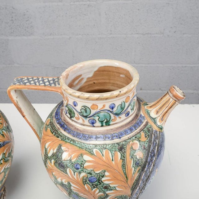 Vases from Deruta, Mid-20th Century, Set of 2 For Sale - Image 13 of 18
