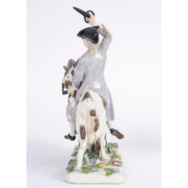 Antique German Porcelain Sculpture, 1800s For Sale - Image 6 of 10