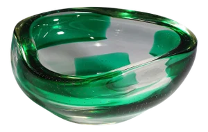 1940s Dino Martens for Aureliano Toso Coppa Pesante Glass Bowl