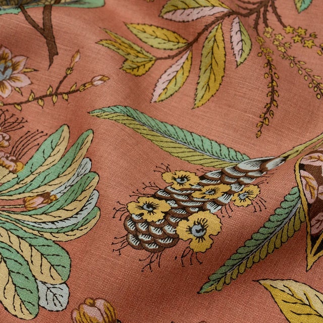 Schumacher SAMPLE - Schumacher Roca Redonda Fabric In Spice For Sale - Image 4 of 5