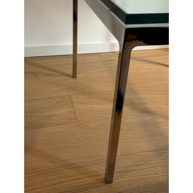 Rare Mid-Century Modern Chrome & Glass Coffee Table by Nicos Zographos - 1970s Vintage For Sale - Image 11 of 12