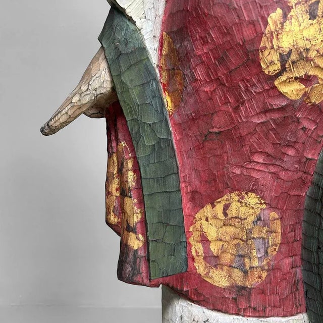 Vintage Exotic Wooden Figure, 1950s For Sale - Image 15 of 18