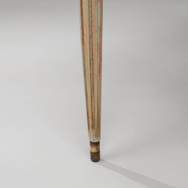 20th Century French Gustavian Wood Patinated Side Table For Sale - Image 13 of 18