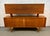 Danish Mid-Century Modern Teak Server W/ Glass Top Hutch For Sale - Image 13 of 18
