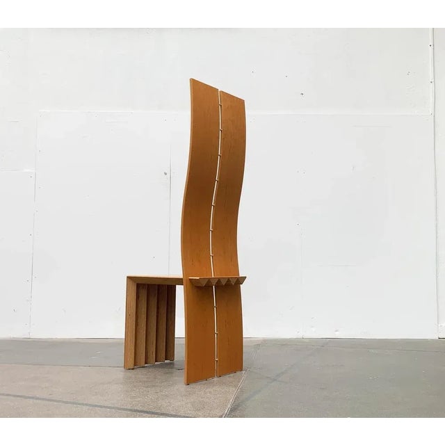 Postmodern Postmodern High Back Chair For Sale - Image 3 of 18