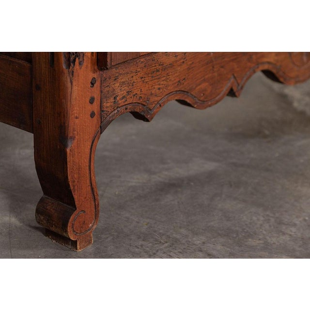 19th Century French Glazed Fruitwood Armoire / Vitrine, 1800s For Sale - Image 13 of 15