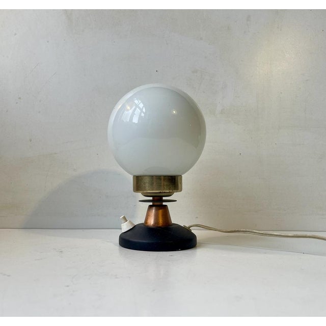 1960s Small Vintage Scandinavian Space Bug Table Light, 1960s For Sale - Image 5 of 7