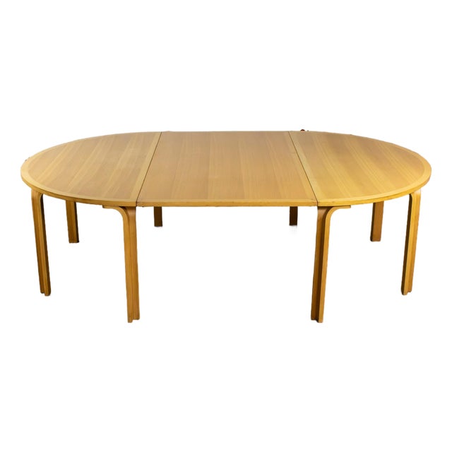 Late 20th Century Scandinavian Modern Oak Dining or Conference Table by Thygesen and Sorensen for Magnus Olesen and Rudd International For Sale