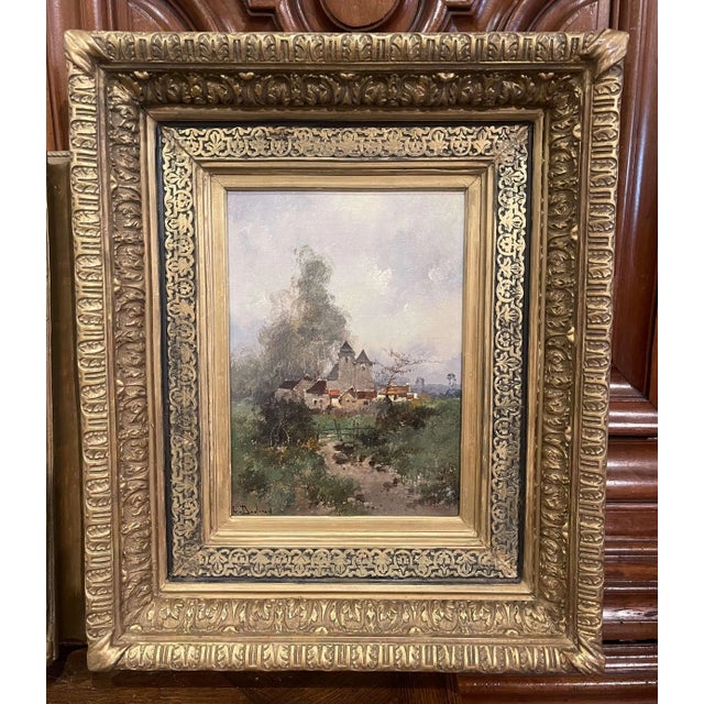 Pair of 19th Century French Landscapes by Galien-Laloue as Louis Dupuy For Sale - Image 4 of 13