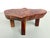 Wood Brutalist Tripod Coffee Table in Teak, 1970s For Sale - Image 7 of 18