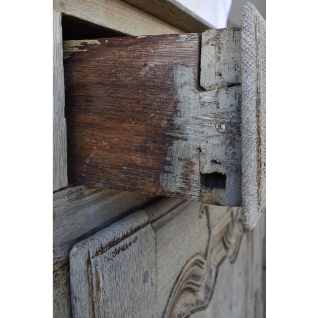 Wood 18th Century Louis XV Bleached Oak Buffet For Sale - Image 7 of 13