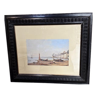 Landscape, 1950s, Watercolor Print For Sale