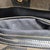 Textile 1990s Black PVC Pequin Striped Pattern Shoulder Bag by Fendi Rome For Sale - Image 7 of 15
