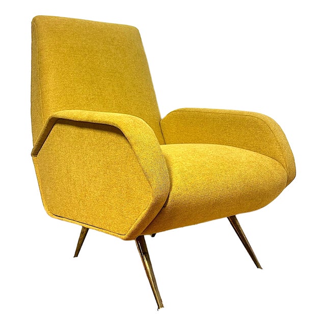 Vintage Armchair by Marco Zanuso, Italy, 1960s For Sale