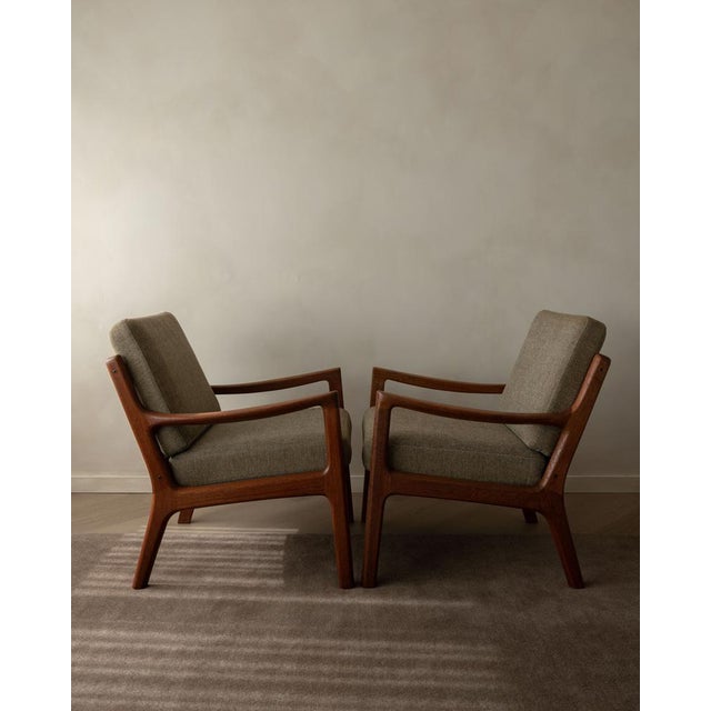 Vintage Senator Chair by Ole Wanscher for Cado, 1960s For Sale - Image 6 of 18