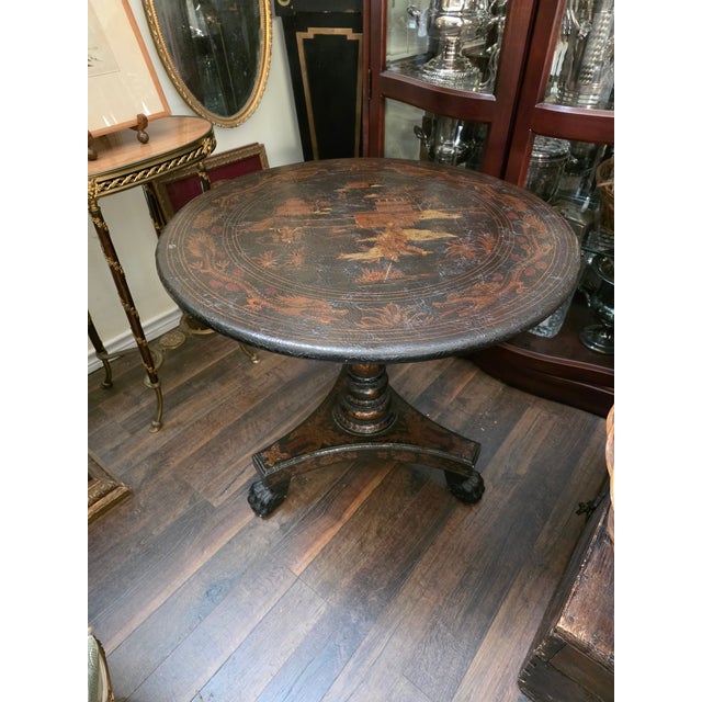 Chinoiserie Chinoiserie End Table For Sale - Image 3 of 10