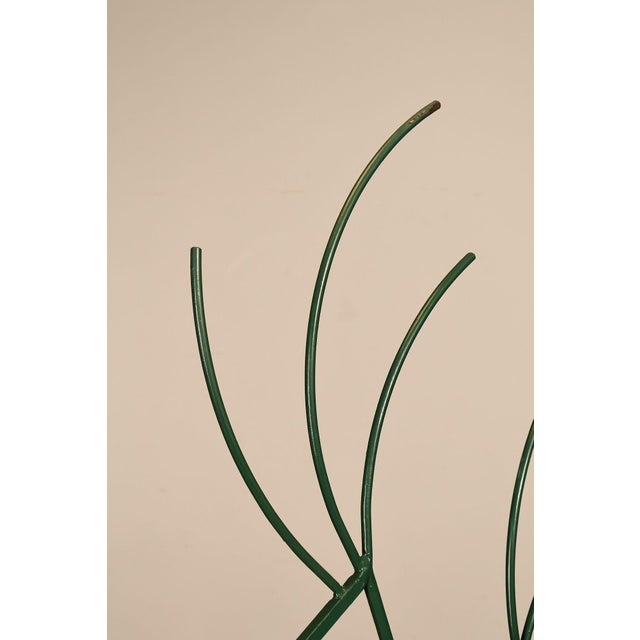 W. Travis 1998 “Sisters” Painted Metal Sculpture Bench For Sale - Image 12 of 18