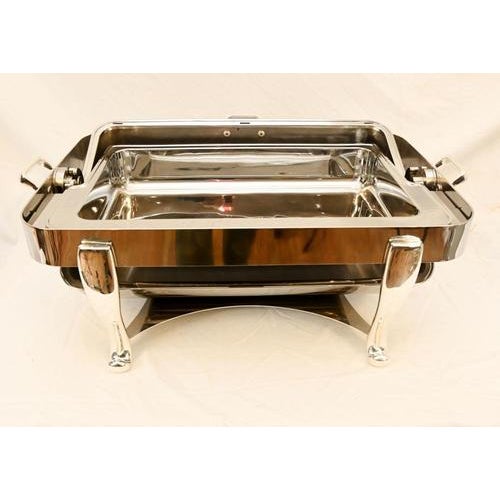 Vintage Silver Plate Chafing Dish, Sheffield For Sale - Image 4 of 13