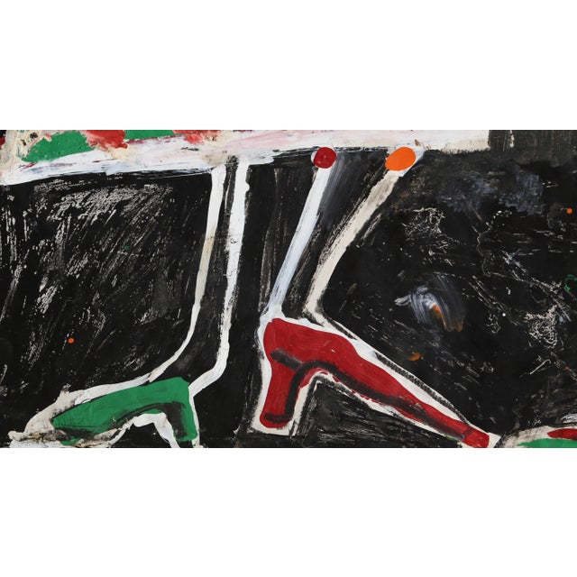 Figurative George McNeil, Debonair Disco, Acrylic Painting For Sale - Image 3 of 6