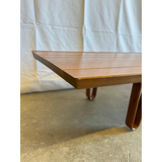 Mid-Century Modern 1960s Edward Wormley Long John Bench by Dunbar For Sale - Image 3 of 10