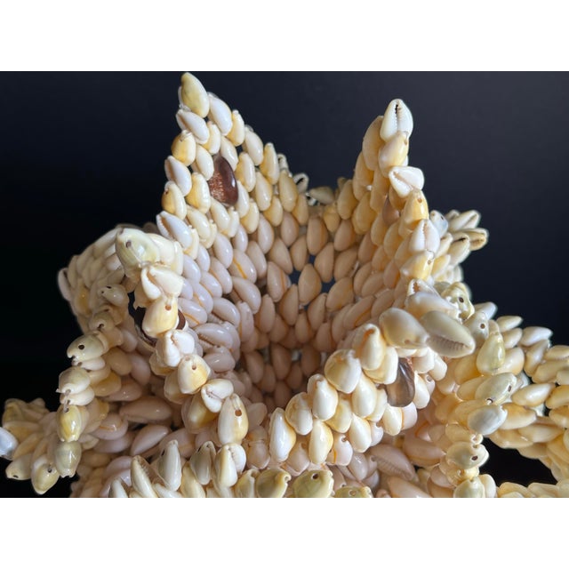Vintage South Pacific Cowrie Shell Vase For Sale In Washington DC - Image 6 of 12
