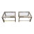 Chrome Side Tables - A Pair For Sale
