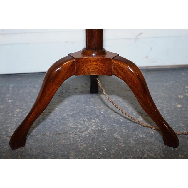 English Reading Lamp with Stand from Harrods London For Sale - Image 11 of 18