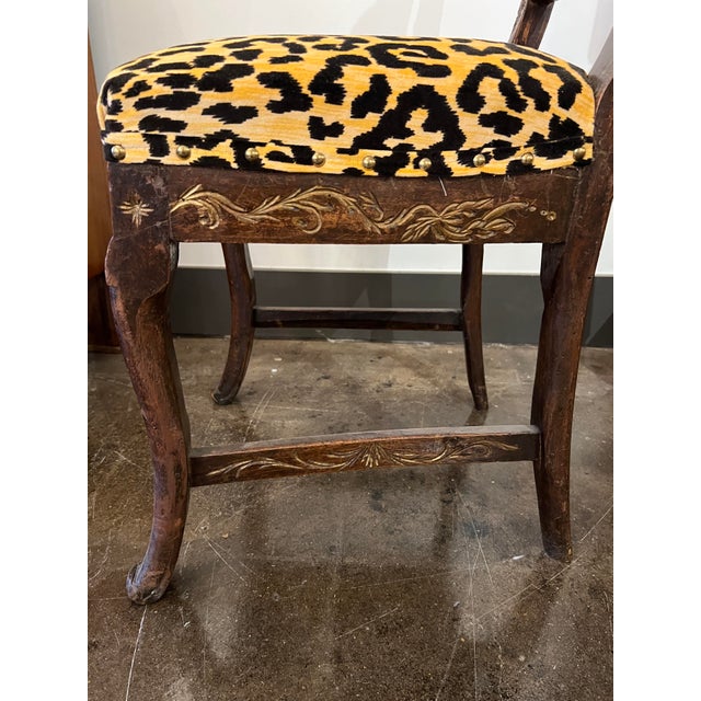 Early 20th Century Early 20th Century Single Italian Accent Side Chair For Sale - Image 5 of 8