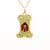 1990s Vintage 14k Gold & Plique-a-Jour Enamel Ladybug Pendant or Charm for a Necklace For Sale - Image 5 of 13