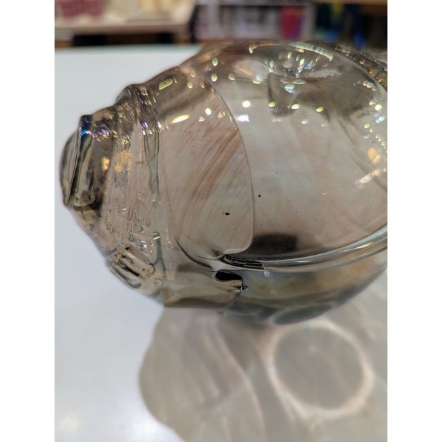 Jim Wayne Smoky Irredescent Art Glass Vessel For Sale In San Francisco - Image 6 of 7