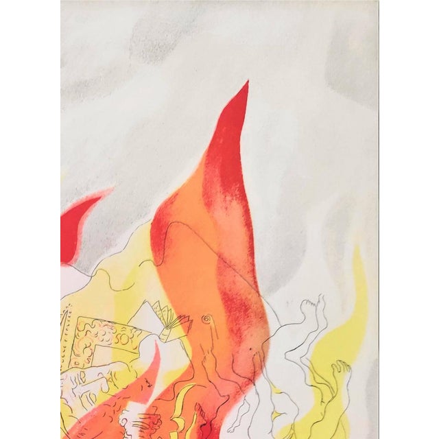 Abraham Rattner, Fire, 1937, Lithograph For Sale - Image 3 of 6