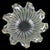 Mid-Century Modern Vintage Barovier Toso Murano Iridescent Gold Flecks Italian Art Glass Scissor Cut Rim Bowl Catchall For Sale - Image 3 of 6