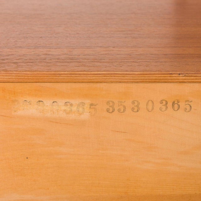 Teak Wall Unit with Desk by Kai Kristiansen for FM Mobler, 1960s, Set of 9 For Sale - Image 15 of 17