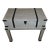 White Washed Storage Trunk on Stand For Sale