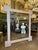 French Cream Lacquered and Brass Mirror, 1970 For Sale - Image 10 of 12