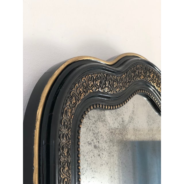 Late 19th Century Large Antique French Louis Philippe Full-Length Giltwood Mirror, Late 19th Century For Sale - Image 5 of 10