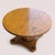 Traditional Vintage Round Solid Maple Pedestal End Table With Decorative Rosettes For Sale - Image 3 of 15