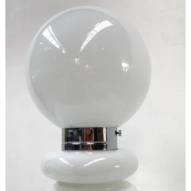 AVMazzega Vintage Italian Murano Glass Table Lamp by Carlo Nason for AV Mazegga, 1960s. For Sale - Image 4 of 12