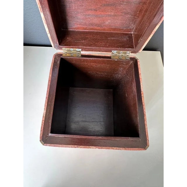 1980s Tessellated Stone Box Attributed to Maitland Smith For Sale - Image 11 of 12