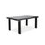 Modern Extendable Dining Table in Black Oak from Contours For Sale - Image 3 of 12